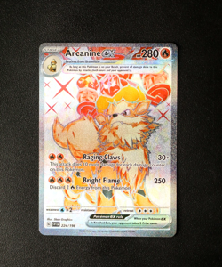 Pokemon Card - Arcanine EX 224/198 - Scarlet & Violet Base - Ultra Rare - NM ⭐ - Image 1