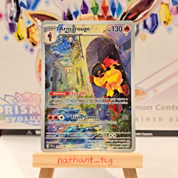 Pokemon TCG: Armarouge 203/198 - Scarlet & Violet Base Set IR - NM - Image 1
