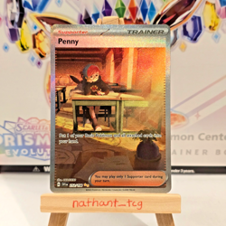 Pokemon TCG: Penny 252/198 - Scarlet & Violet Base Set SIR - NM - Image 1