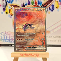 Pokemon TCG: Great Tusk ex 246/198 - Scarlet & Violet Base Set SIR - NM - Image 1