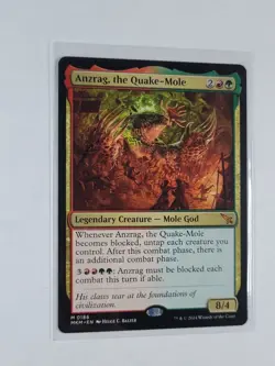 MTG Anzrag, the Quake-Mole (186/462) Murders at Karlov Manor Mythic NM US - Image 2