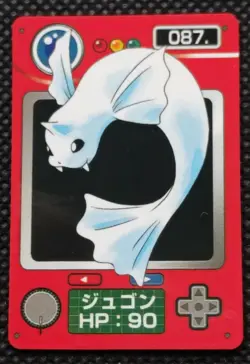 Dewgong Pokemon Zukan Mini Card Japanese No.087 Rare Nintendo From Japan F/S - Image 1