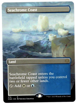 Seachrome Coast 374 Borderless Non Foil Rare All Will Be One MTG NM - Image 1