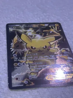 Pokemon Company Pikachu EX XY124 XY Holo Promo English 130 HP Card - Image 3