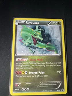 Pokemon Rayquaza XY64 XY Promo Holo Basic Dragon 120 HP English 2015 Arita - Image 1