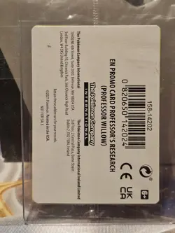 Professor's Research Willow Code Card Pokemon Go TCG Sealed Promo - Image 1