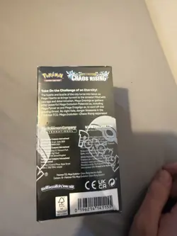 Pokemon TCG CHAOS RISING Half Booster Box (18 Packs) sealed - slight rip at top - Image 4
