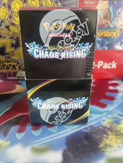 Chaos Rising Half Booster Box Sealed 18 Packs English Pokemon TCG - Image 1