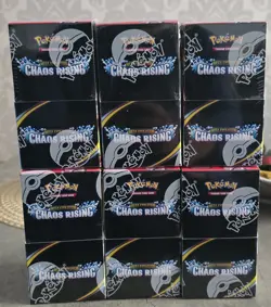 6 x Pokemon TCG - Chaos Rising - Half Booster Box (18 Packs) Brand new Sealed ✅ - Image 1