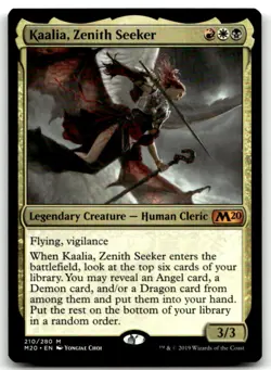 MTG Kaalia, Zenith Seeker M Core Set 2020 210 LP - Image 1