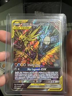 Pokemon TCG Moltres & Zapdos & Articuno GX Hidden Fates Card - Image 1