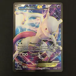 Mewtwo EX XY125 Full Art Black Star Promo Super Premium Collection Pokemon Card - Image 1