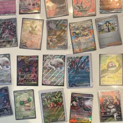 Pokemon TCG 120 Lot Holo/Foil Full Art Charizard V + More 10 sealed promos+slabs - Image 3