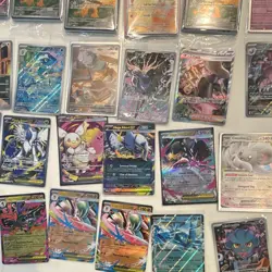 Pokemon TCG 120 Lot Holo/Foil Full Art Charizard V + More 10 sealed promos+slabs - Image 4