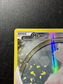 Pokemon TCG Mew XY110 Holo Black Star Promo Card Played Condition - Image 4
