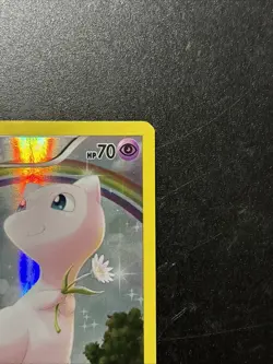 Pokemon TCG Mew XY110 Holo Black Star Promo Card Played Condition - Image 5