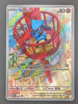Riolu 010 Me: Mega Evolution Black Star Promo Holo Pokemon - Image 1