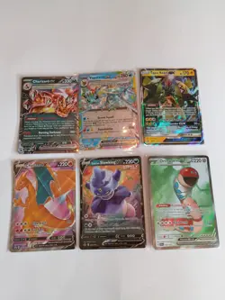 Pokemon Charizard Black Star Promos-GX-Promo-Full Art Holo Card Lot - Image 1