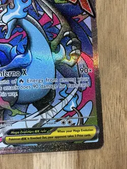Pokemon TCG Card Mega Charizard EX 023 Holo Full Art Black Star Promo NM/M - Image 4