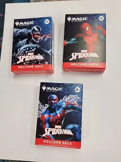 MTG Magic SPIDER-MAN WELCOME DECKS (Set Of 5) Brand New Sealed - Image 1