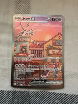Pokemon TCG Mew ex SVP 053 Black Star Promo Scarlet & Violet 151 Full Art NM - Image 1