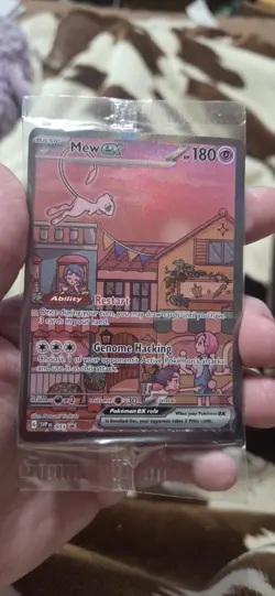 SEALED Mew ex SVP 053 Black Star Promo Full Art Pokemon TCG Scarlet Violet 151 - Image 2