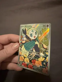 Meloetta - MEP026 Black Star Promo Full Art Illustration Rare Promo Pokemon Card - Image 3