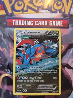 Pokemon TCG Salamence XY59 Black Star Promo Holo Rare Full Art - Image 1