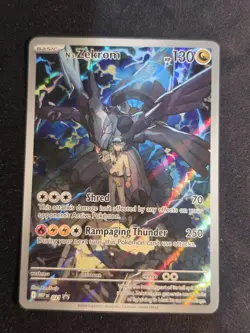 Pokemon Ns Zekrom Promo 031 Mega Evolution Black Star Full Art Holo IR - Image 1