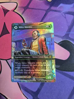 Miles Morales (0200) (Borderless) Marvel's Spider-Man Foil - Image 1