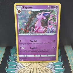 Espeon HOLO PROMO HD FULL SWIRL SWSH174 (NM) Black Star Pokemon Cards mew tail - Image 1