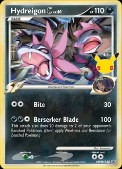 Hydregion C - SWSH138 - Black Star Promo - Pokemon TCG: Celebrations Holo Card - Image 1