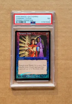 MtG Vampiric Tutor FOIL DCI Judge Promo PSA 7 - Image 1