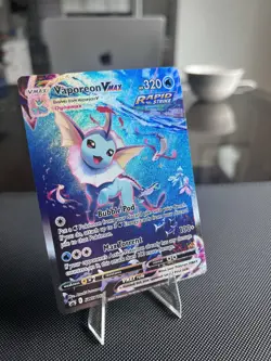 Vaporeon VMAX SWSH182 Black Star Promo Pokemon TCG Alt Art Holo - Image 2