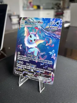 Vaporeon VMAX SWSH182 Black Star Promo Pokemon TCG Alt Art Holo - Image 3