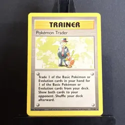 Pokemon Trader 77/102 – NM – Base Set – Rare – Vintage Pokemon Card – WOTC - Image 1