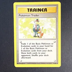 Pokemon Trader 77/102 – NM – Base Set – Rare – Vintage Pokemon Card – WOTC - Image 3