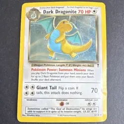 Dark Dragonite 5/110 DMG Legendary Collection Holo Rare English Pokemon Card - Image 1
