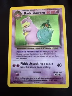 Dark Slowbro 8/110 Legendary Collection Holo Rare Pokemon Card HP - Image 1