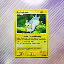 Pokemon Cards TCG Pachirisu 35/130 Diamond & Pearl LP Vintage 2007 - Image 1