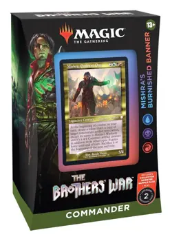New and Sealed x 1 The Brothers' War Commander Deck - Mishra's Burnished Banner - Image 1