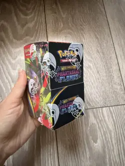 Pokemon TCG Mega Evolution Phantasmal Flames Sealed Half Booster Box (18 Packs) - Image 1
