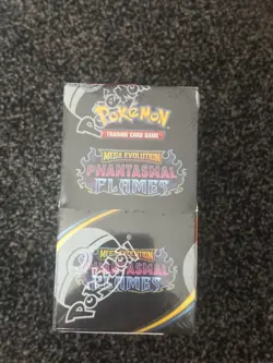 Pokemon TCG Mega Evolution Phantasmal Flames sealed Half Booster Box 18 Packs - Image 1