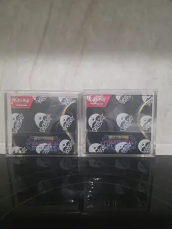 2x Pokemon TCG Mega Evolution Phantasmal Flames Booster Box With Acrylic Case. - Image 1