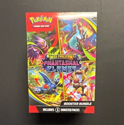 Pokemon TCG Mega Evolution—Phantasmal Flames Booster Bundle Box (6 Packs) - Image 1