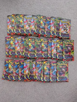 Pokemon TCG Mega Evolution Phantasmal Flames 36 pack booster box OPENED - Image 3