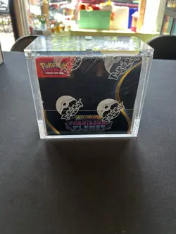 Pokemon TCG Mega Evolution Phantasmal Flames Booster Box With Acrylic - Image 1