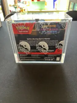 Pokemon TCG Mega Evolution Phantasmal Flames Booster Box With Acrylic - Image 3