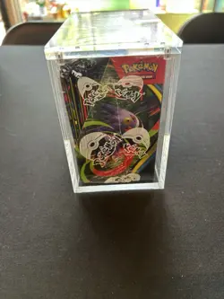 Pokemon TCG Mega Evolution Phantasmal Flames Booster Box With Acrylic - Image 4