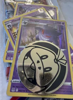 Pokemon TCG Scarlet & Violet 1-Pack Blister 3 Promo Cards & Coin - Gengar - Image 3